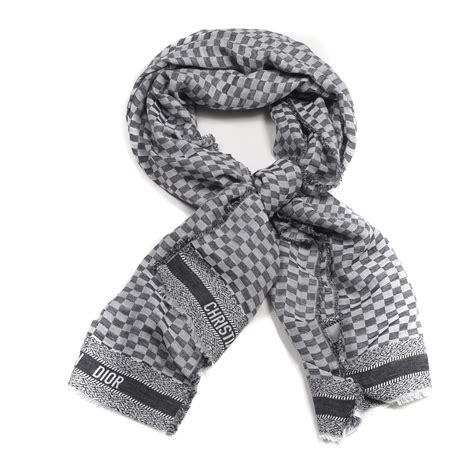 christian dior wool scarf.